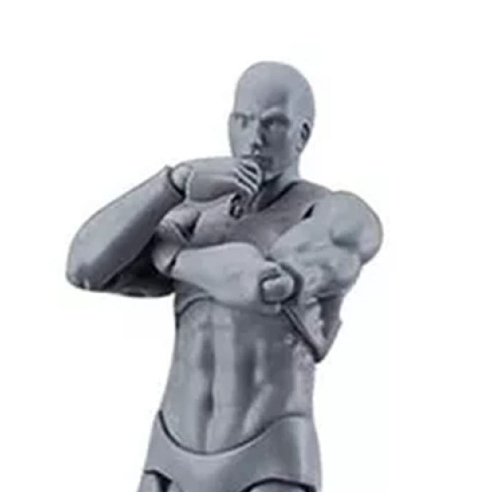 Customizable Jointed Mannequin Action Figures - Male & Female PVC Drawing Models with Holder Base | Perfect for Artists, Designers & Collectors