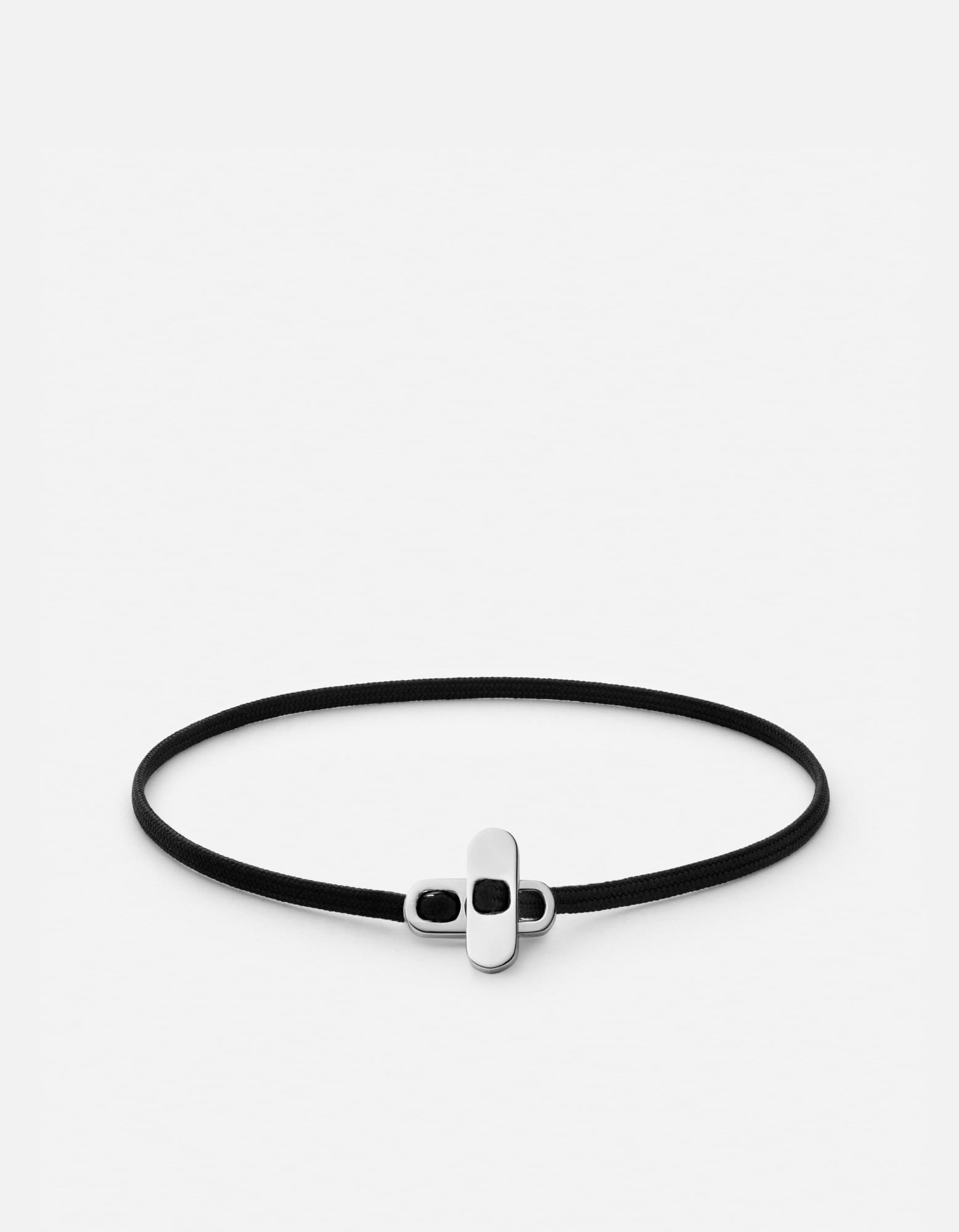 2.5mm Sterling Silver Rope Bracelet for Women - Minimalist Adjustable Jewelry Gift for Everyday Wear & Special Occasions