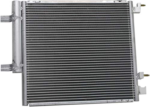 Kool Vue Aluminum A/C Condenser with Receiver Drier - Compatible with 2013-2015 Chevrolet Spark, GM3030301 - Perfect for AC System Repair & Replacement