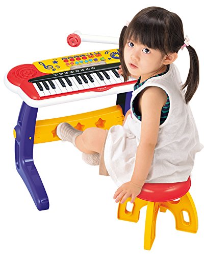 Royal Kids Keyboard DX No.8880 - 61 Key Portable Electronic Piano Keyboard with Built-in Speakers, Microphone & Learning Modes - Perfect for Beginners, Home Practice, Music Lessons & Gift for Children (Japan Import)