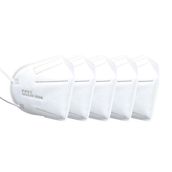 KN95 Face Masks 5-Pack - Breathable & Comfortable Protection for Adults - Ideal for Travel, Work & Daily Use