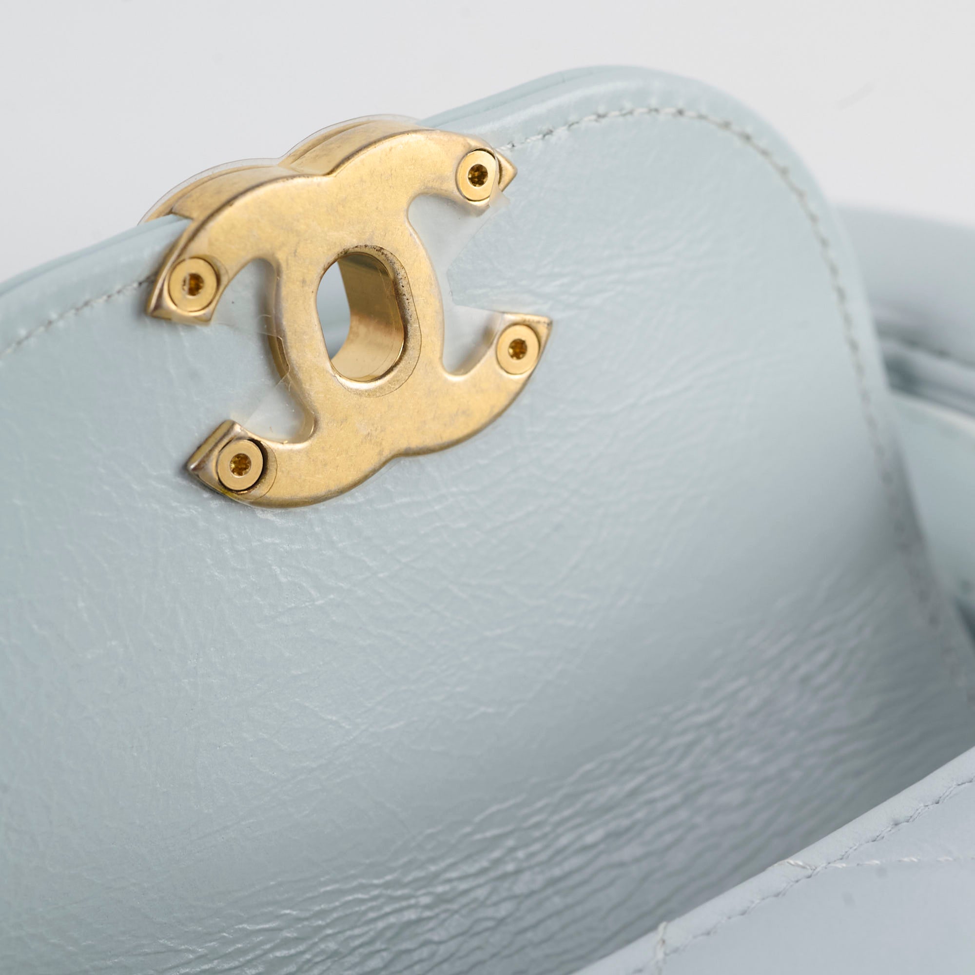 Authentic Chanel Mini Kelly Bag in Blue Calfskin with Microchip - Luxury Crossbody Purse for Women, Perfect for Date Nights & Special Occasions