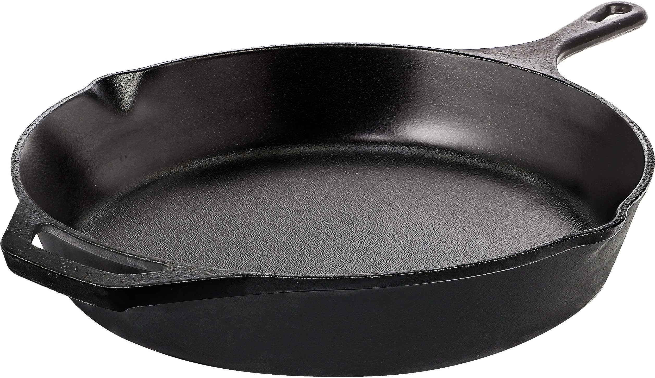 KICHLY 10.25 Inch Pre-Seasoned Cast Iron Skillet - Heavy Duty Frying Pan & Grill Cookware for Indoor/Outdoor Cooking - Perfect for Camping, BBQ & Stovetop Use