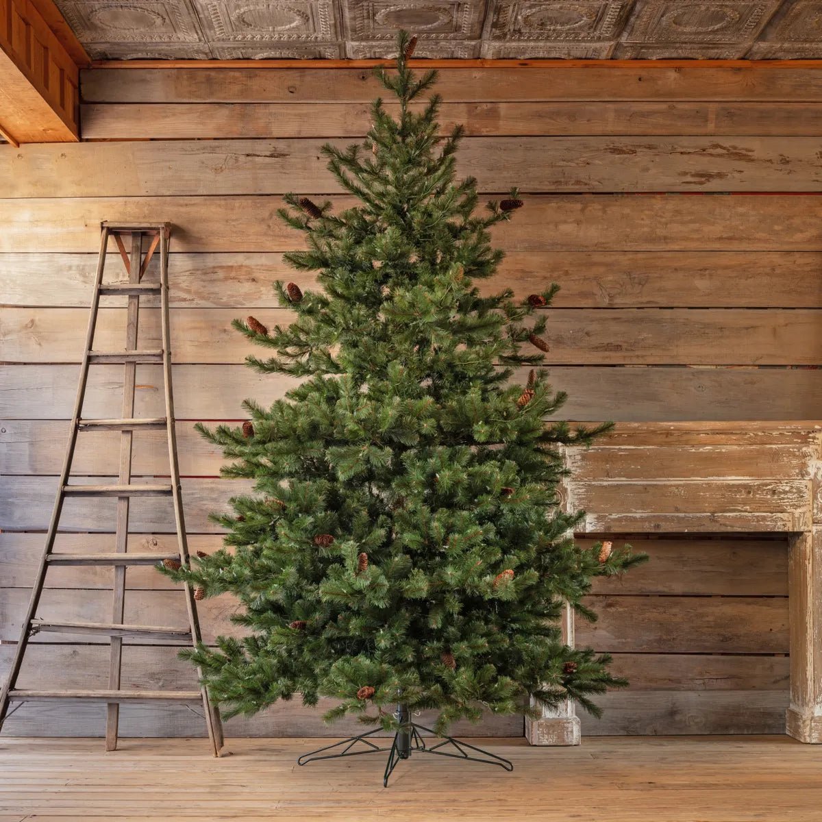 9.5' Grand Classic Pre-Lit Christmas Tree with 800 LED Lights - Perfect for Living Room, Office & Holiday Decorations