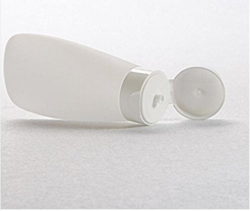 12Pcs Empty White Plastic Squeeze Tubes with Flip Cap - 60ML/2oz Refillable Travel Bottles for Facial Cleanser, Makeup, Lotion, Shampoo & Shower Gel - Perfect for DIY Cosmetics, Travel Toiletries & Home Organization