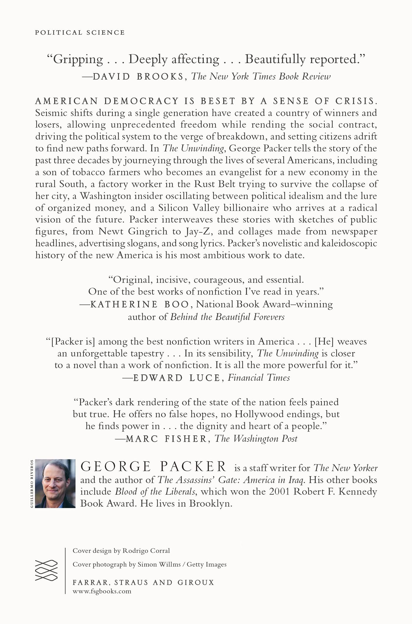 The Unwinding: An Inner History of the New America - Political & Social Analysis Book for Understanding Modern US Society | Perfect for History Buffs, Book Clubs & Political Enthusiasts