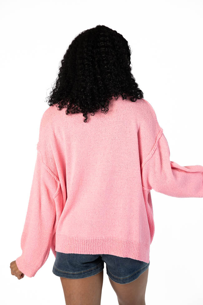 Tell Me Everything Cotton Candy Oversized Pocketed Lightweight Sweater for Women | Cozy & Stylish Pullover | Perfect for Casual Outfits, Layering & Fall Fashion | FINAL SALE