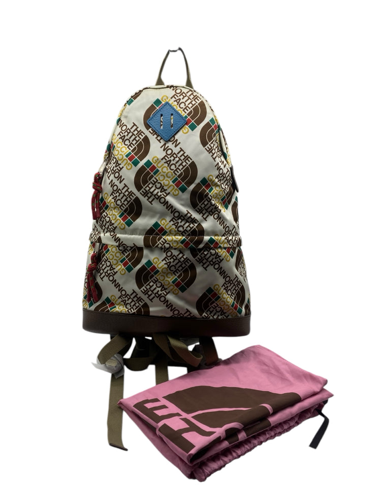 Gucci x The North Face Unisex Waterproof Hiking Backpack - Durable Travel & Outdoor Adventure Backpack for Men & Women