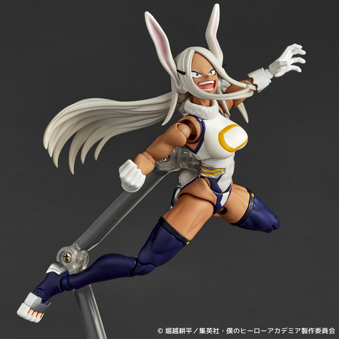 Amazing Yamaguchi Revoltech Action Figure - My Hero Academia Mirko (NR054) for Collectors & Anime Fans | Perfect for Display & Cosplay Inspiration