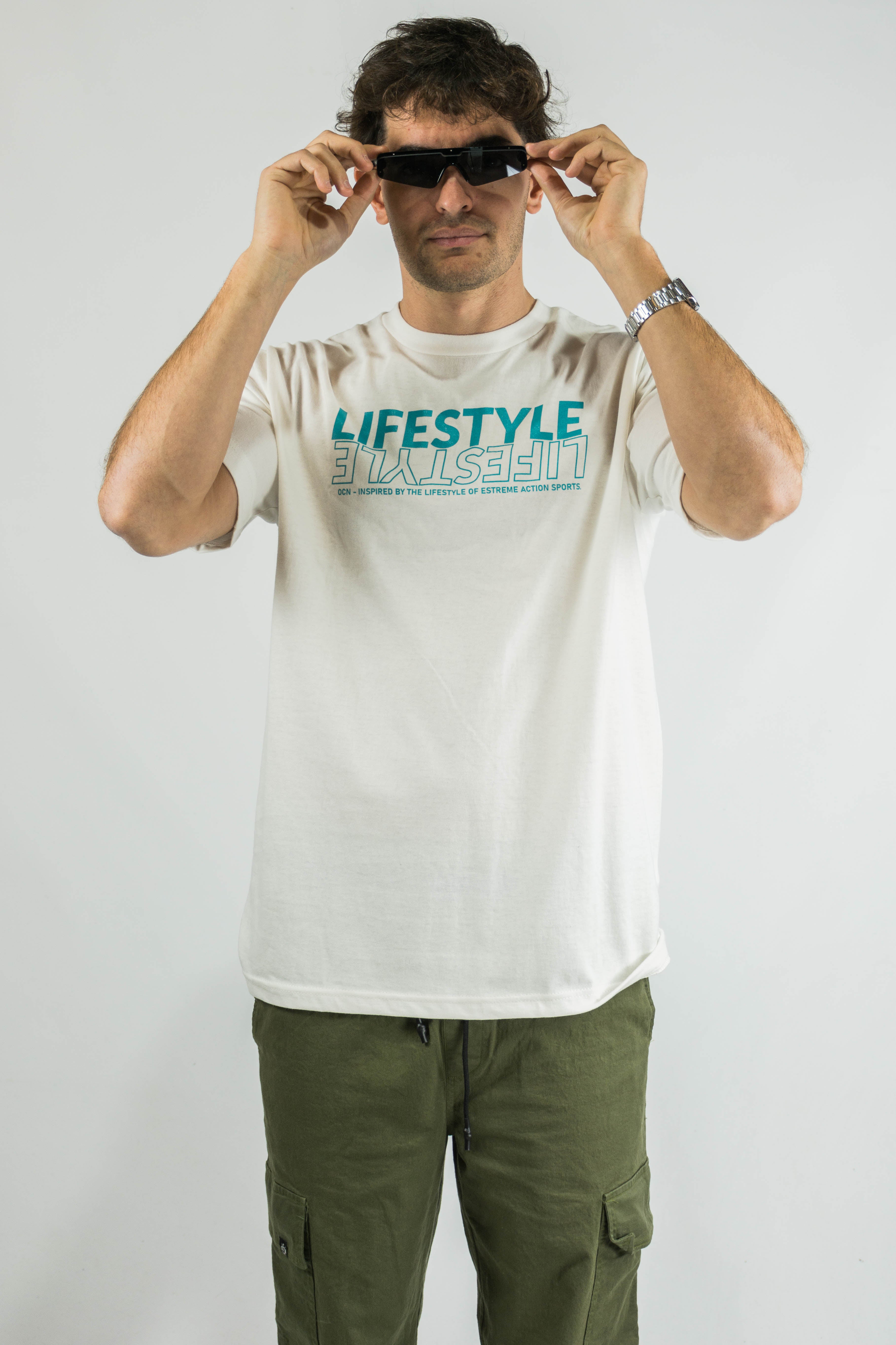 OCN Original Crudo Body 074 T-Shirt - Premium Cotton Men's Casual Tee for Streetwear & Everyday Comfort