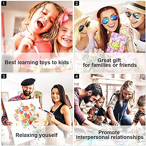 TUMOVO Paint by Numbers Kit for Adults & Kids - Animals, Flowers & Cat Themed DIY Acrylic Oil Painting Art Set (16x20 Inch) - Perfect for Home Decor, Relaxation & Creative Gifts