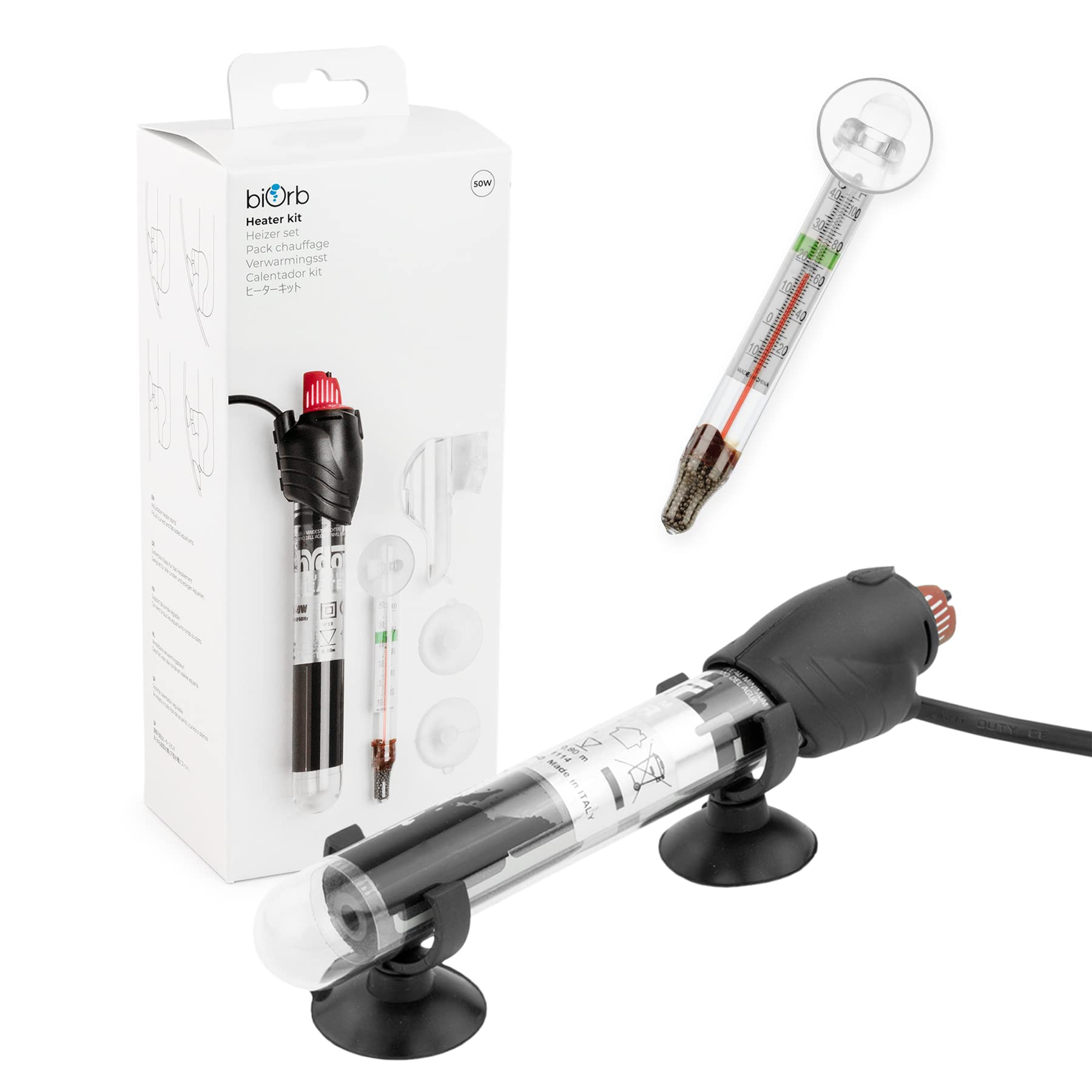 biOrb Aquarium Heater - Pack of 1 | Reliable Submersible Fish Tank Water Heater for Tropical Fish | Perfect for Home & Office Aquariums