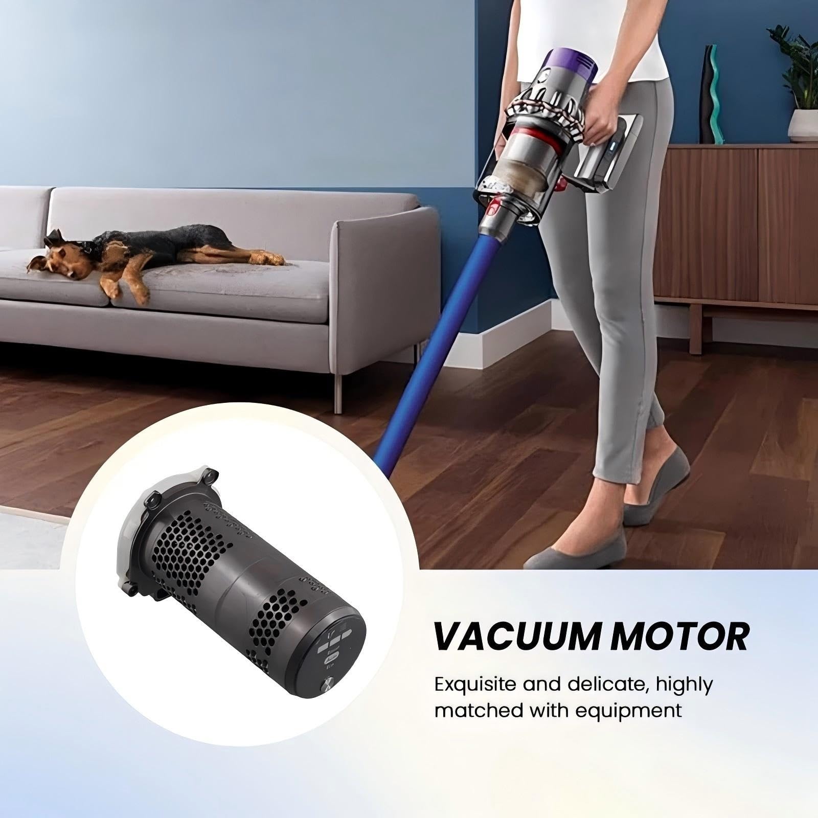 Dyson V11 SV14 SV15 Vacuum Cleaner Replacement Motor & LED Screen Circuit Board - Compatible with Dyson Cordless Vacuums for Home Cleaning & Maintenance