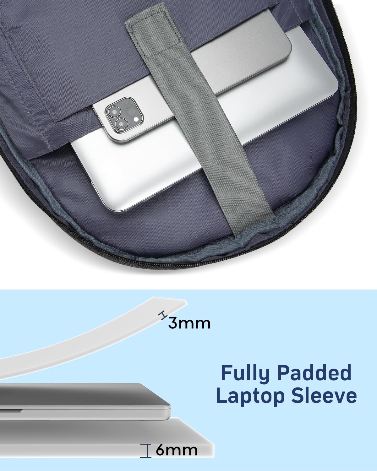 17.3 Inch Men's Backpack with USB Charger - Durable School & College Book Bag for Teen Boys, Business & Workout - Black | Perfect for High School, College, Travel & Daily Commute