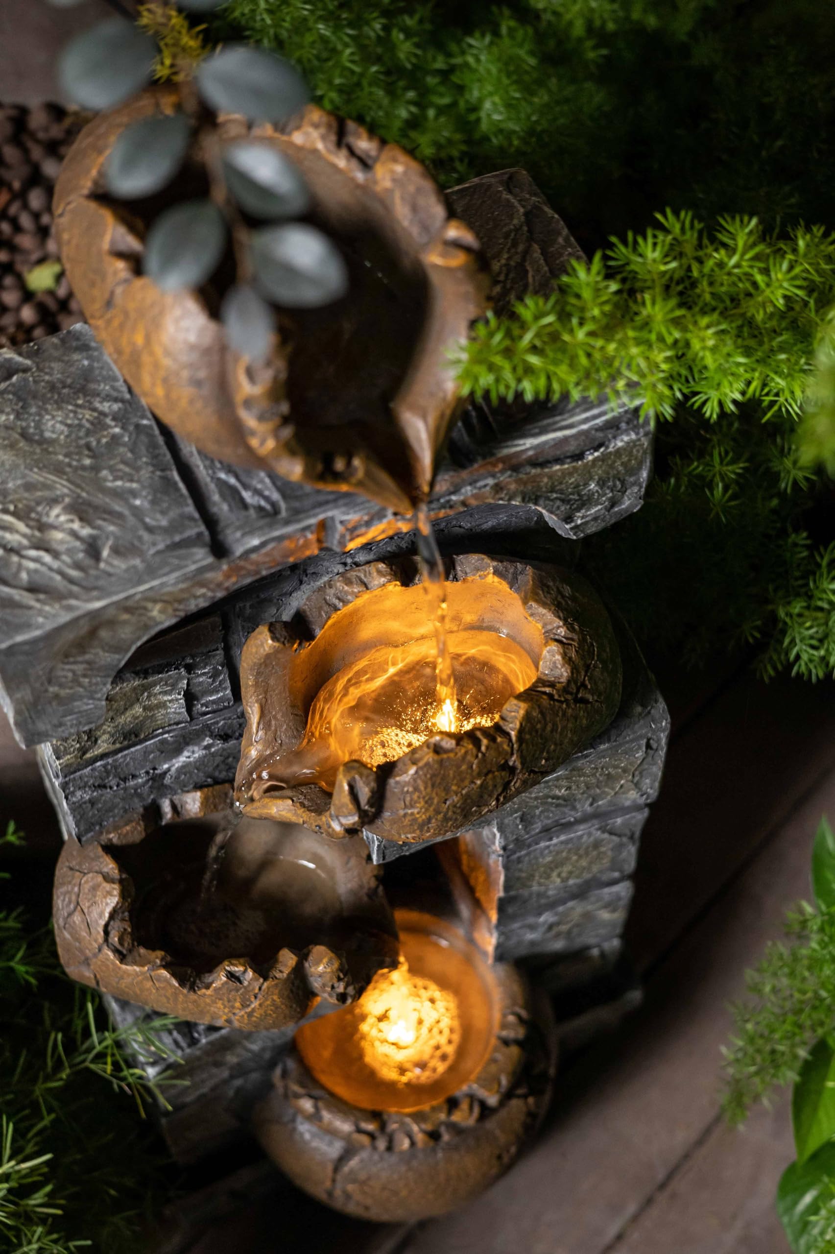 Outdoor Water Fountain for Garden - Freestanding Decorative Fountain for Patio, Yard & Backyard | Perfect for Relaxation & Landscaping