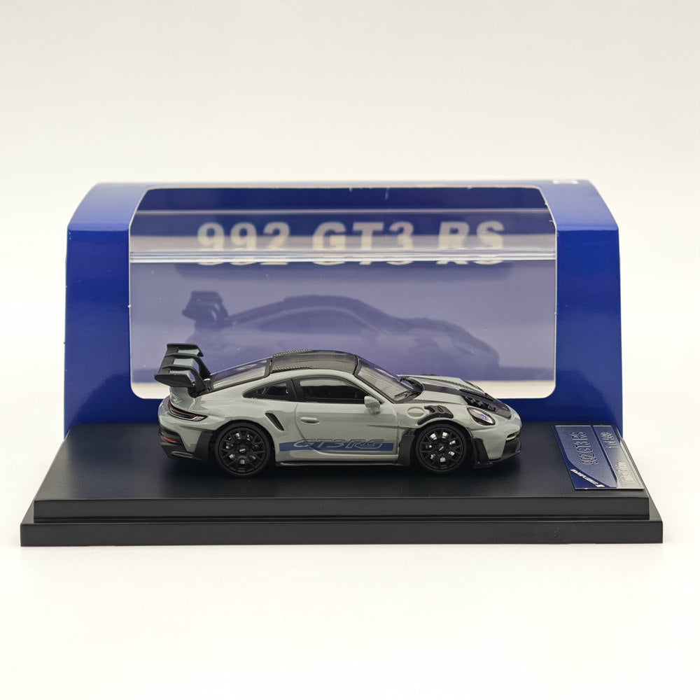 1:64 Scale Porsche 992 GT3 RS Racing Sports Grey Diecast Model Car - Premium Collectible Toy for Adults & Kids - Perfect for Display, Racing Enthusiasts & Car Collections