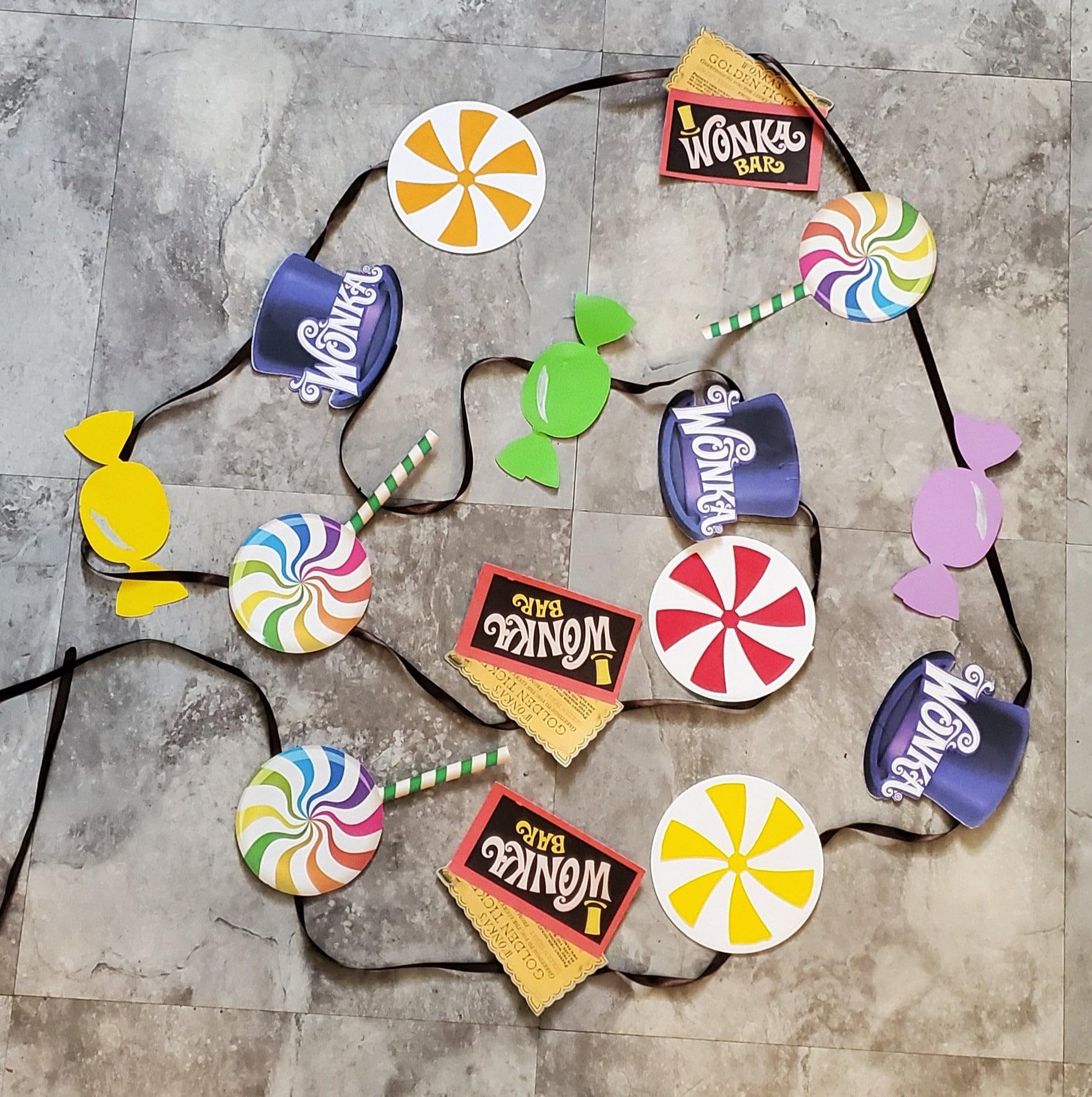 Candyland Party Decorations - Gumdrops, Lollipops & Candy Canes for Baby Showers & 1st Birthdays