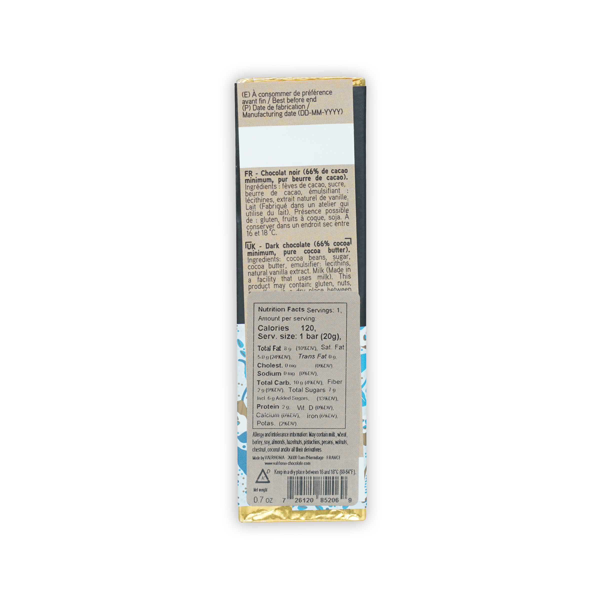 Valrhona Mini Chocolate Bars - Premium Gourmet Dark & Milk Chocolate Assortment for Baking, Gifting & Snacking - Perfect for Desserts, Parties & Holiday Treats