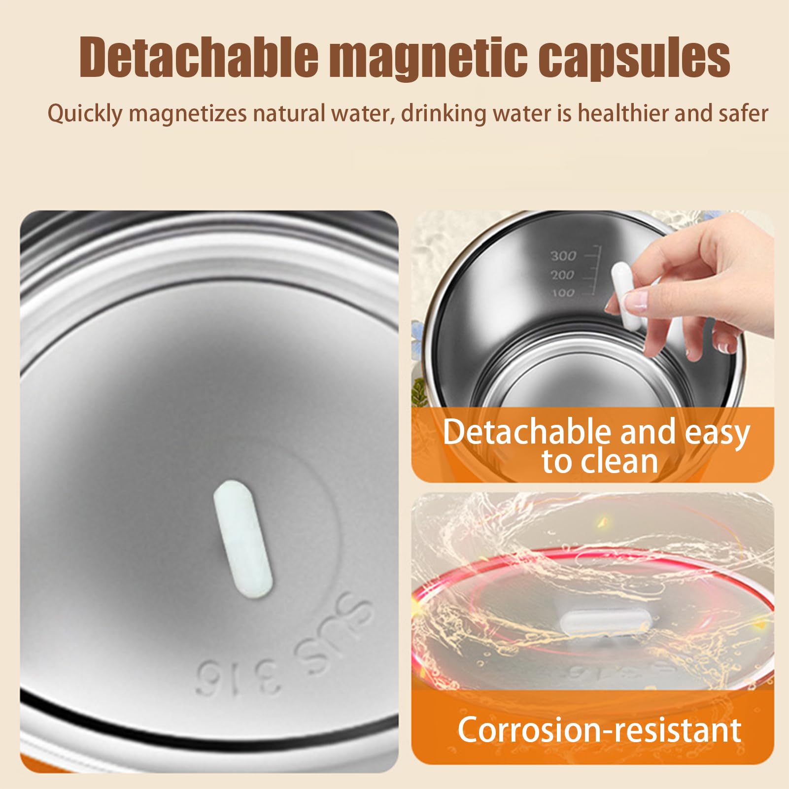 Self Stirring Coffee Mug - Rechargeable Magnetic Stirring Cup for Coffee, Tea & Hot Chocolate - Automatic Electric Mixing Mug with Stir Bar - Perfect for Office, Home & Travel Use