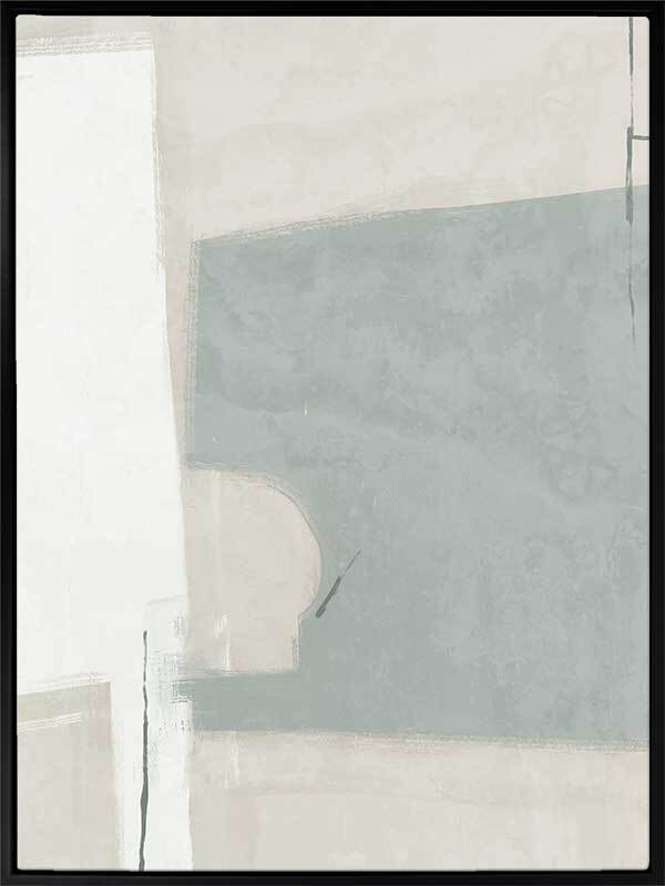 Always a Way Light Teal Canvas Art Print - Modern Wall Decor for Living Room, Bedroom & Office - Handmade Framed Painting for Home Decoration