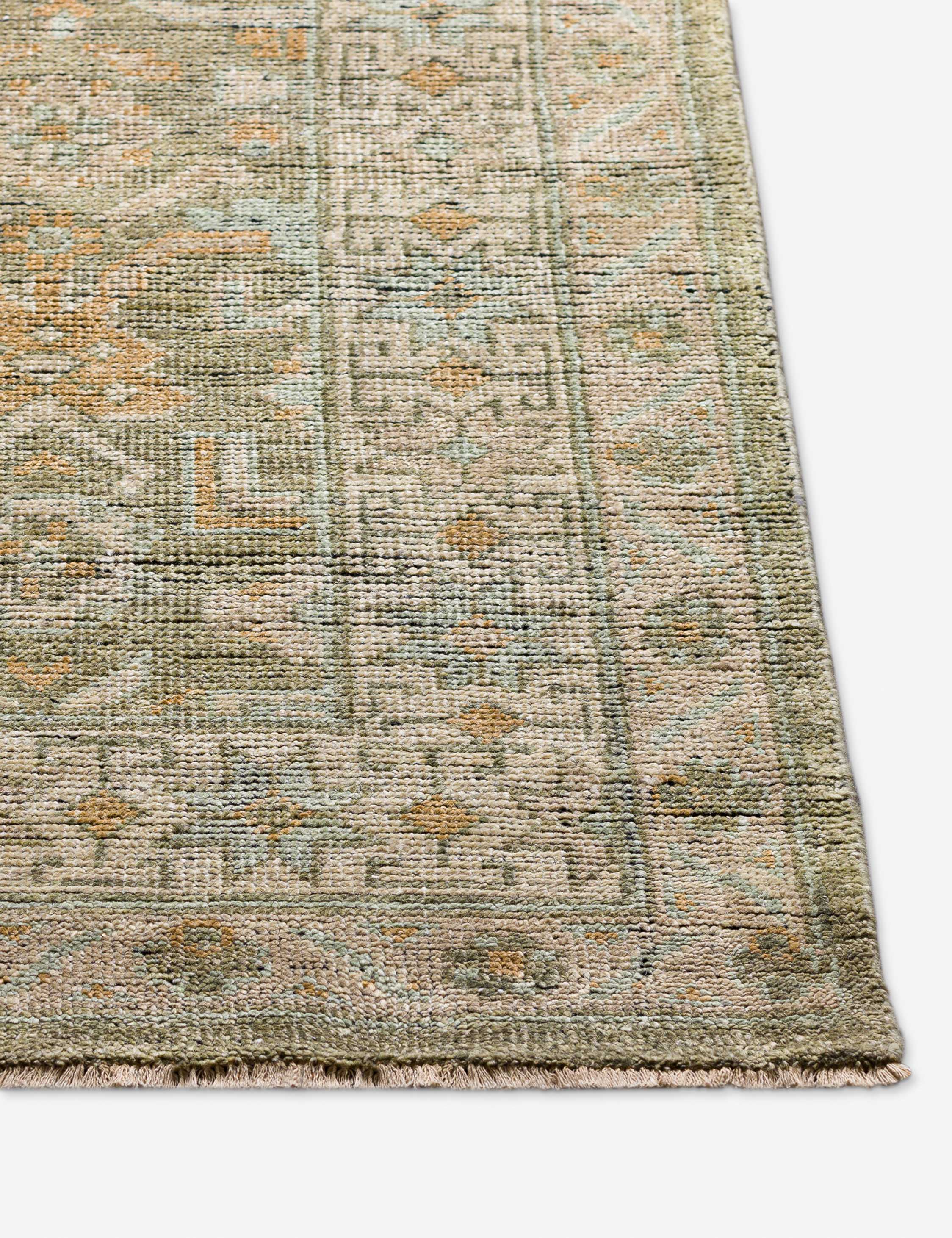 Elva Hand Knotted Wool Rug - Premium Handmade Area Rug for Living Room, Bedroom & Dining Room - Soft & Durable Home Decor