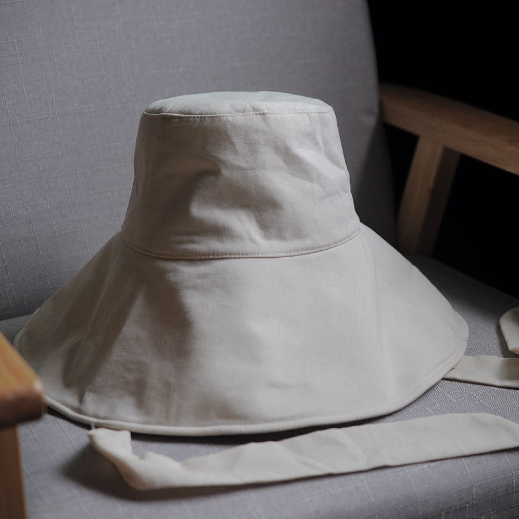Women's Wide Brim Sun Hat with Adjustable String - Korean Style Foldable Bucket Hat for Summer, Beach, Fishing & Outdoor Activities