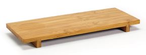 Premium Bamboo Serving Tray with Feet - 12.25