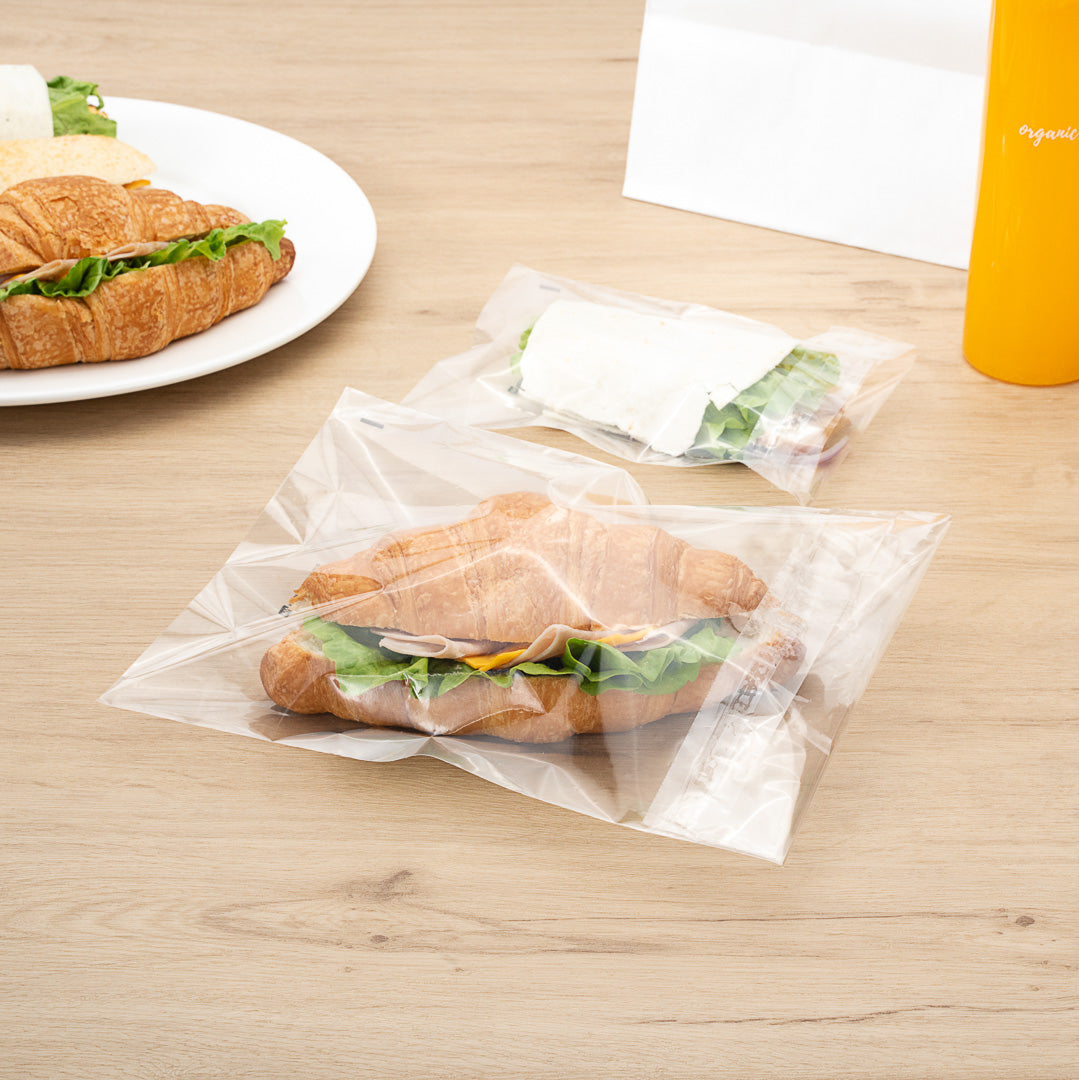 Clear Plastic Lip and Tape Self-Sealing Bags 10x8 Inches - 100 Count Box | Perfect for Crafts, Snacks & Office Organization