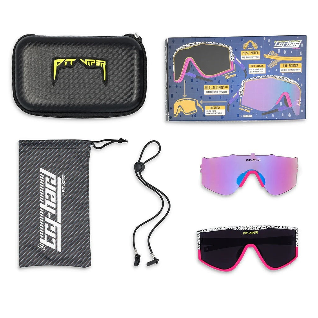 Pit Viper The Try Hard Son of Beach Sunglasses - Polarized UV Protection Sports & Outdoor Sunglasses for Men & Women - Perfect for Beach, Surfing, Running, and Outdoor Adventures
