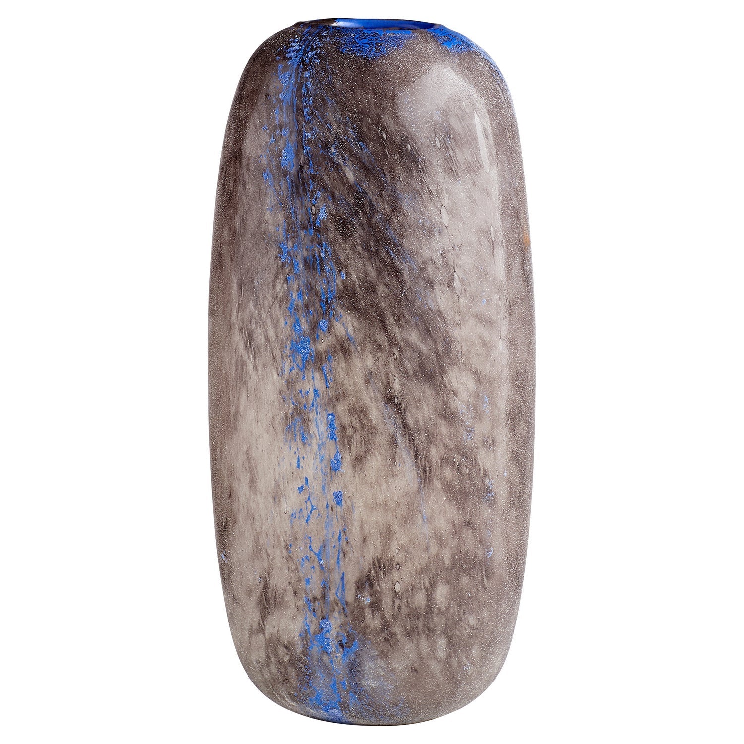 Cyan Design 11259 Bluesposion Vase - Large Black and Blue Ceramic Vase for Home Decor, Wedding Centerpiece & Gift