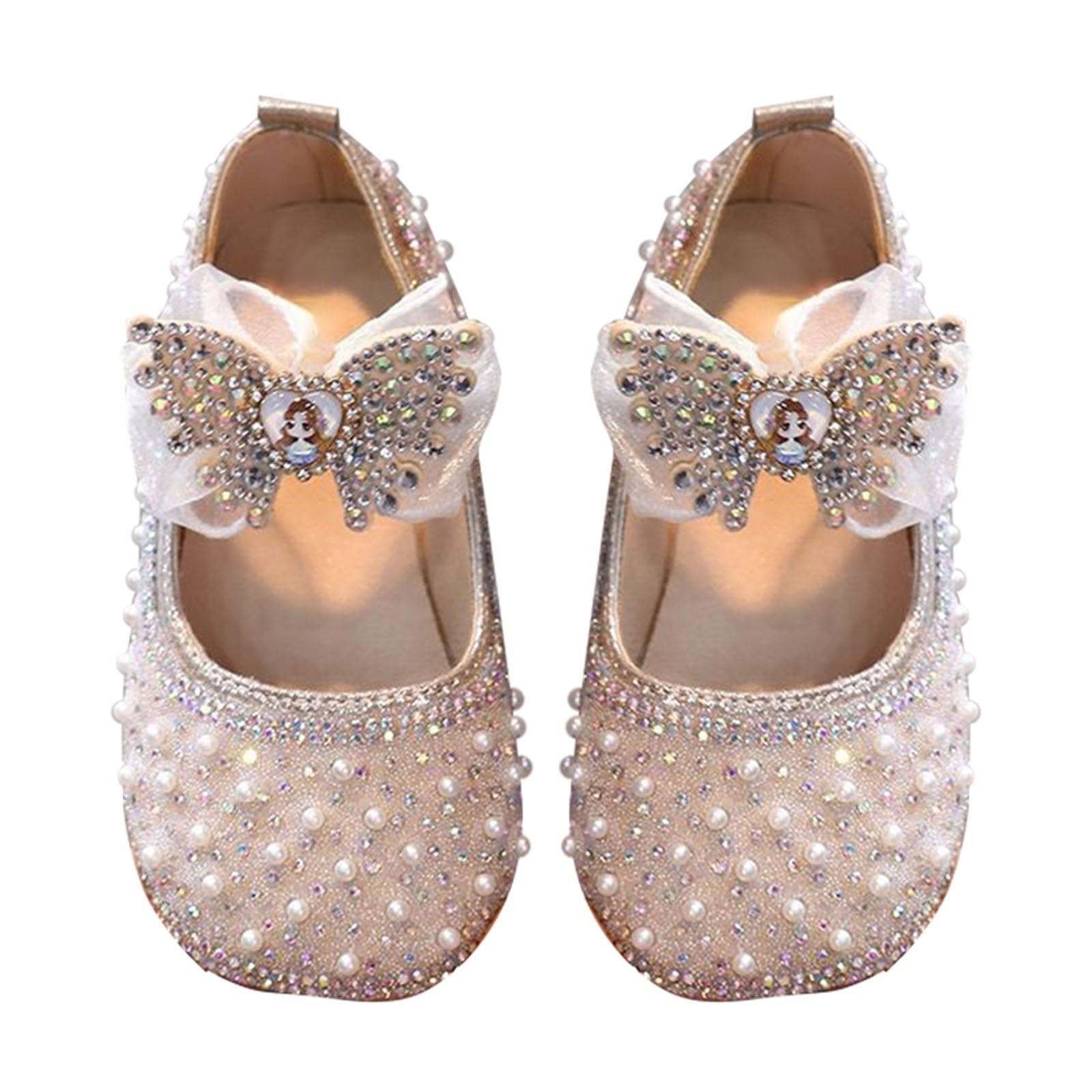 Baby Girls Glittery Ballet Socks with Bows for Princess Dress Up