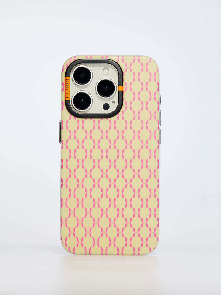 Custom Pink Coffee Logo Phone Case - Durable Protective Cover for iPhone & Samsung - Perfect for Coffee Lovers, Office & Cafe Use