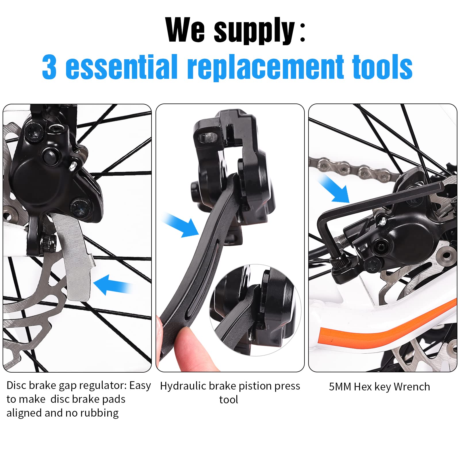 2 Pairs Sintered Metal Bike Brake Pads - Compatible with TRP, Tektro, Shimano MT200 M355 M446 M315 M365 - High-Performance Brake Pads for E-Bikes, Electric Scooters & Mountain Bikes - Perfect for Commuting, Off-Road & Urban Riding