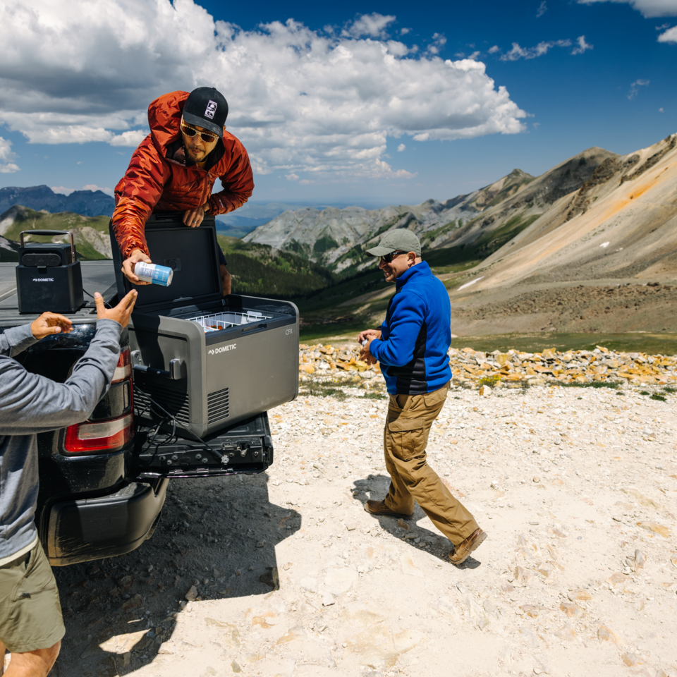 CFX5 55IM Portable Electric Cooler - 12V/24V Car Fridge Freezer for Camping, Road Trips & Outdoor Adventures - 55 Quart Capacity, Energy Efficient, Perfect for Picnics, Tailgating & RV Travel