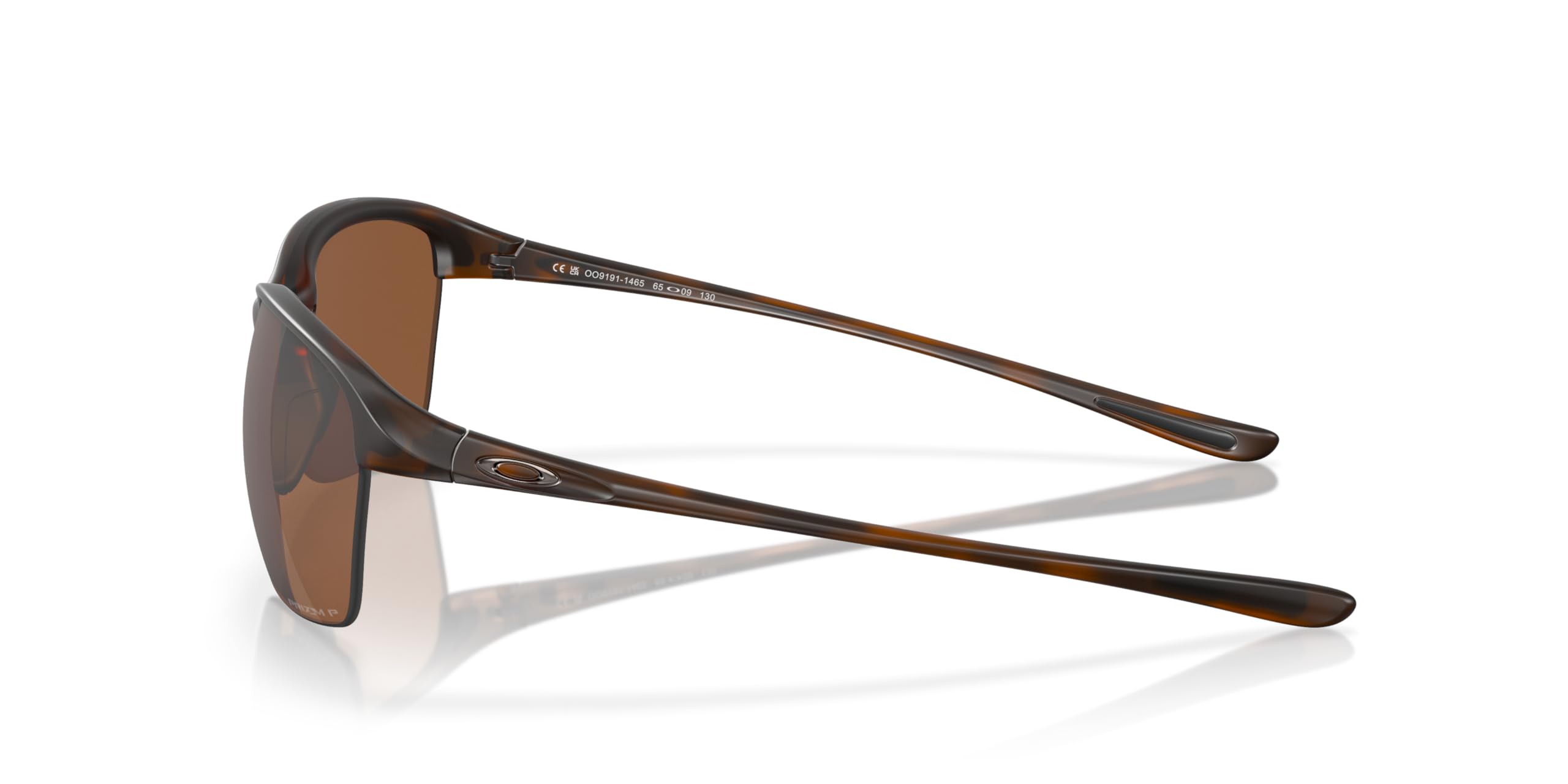 Oakley Women's Oo9191 Unstoppable Rectangular Sunglasses - Matte Brown Tortoise Frame with Prizm Tungsten Polarized Lenses (65mm) | UV Protection for Running, Cycling & Outdoor Sports