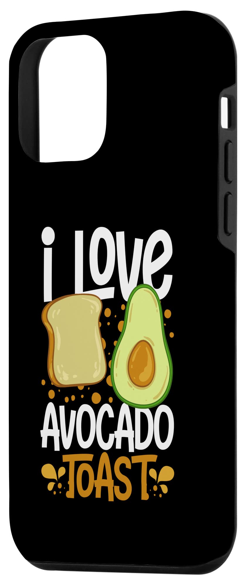 iPhone 12 Mini Case - Cute Avocado Toast Design, Slim Protective Phone Cover for iPhone 12 Mini - Perfect for Cooking Enthusiasts & Food Lovers