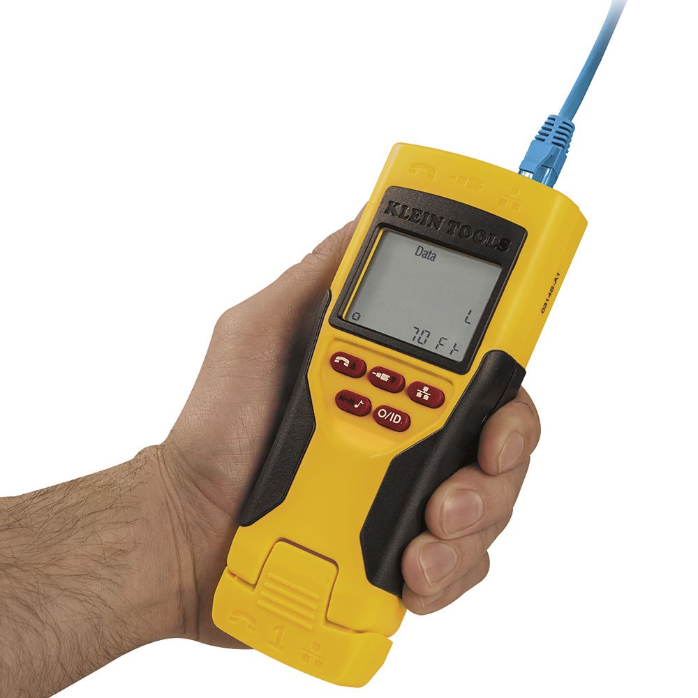 Klein Tools VDV501-825 Scout Pro 2 LT Network Cable Tester - Ethernet, Data & Voice Continuity Tester with Remotes, Adapter & Carrying Case - Ideal for IT Professionals, Network Installations & Home Office Setup