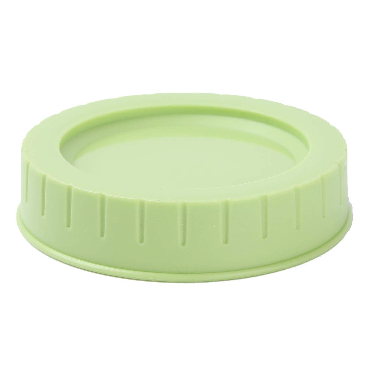 CHICTRY 4Pcs Cute Decorative Mason Jar Lids - 70mm Plastic Leakproof Canning & Drinking Jar Caps with Silicone Sealing O Rings - Perfect for DIY Crafts, Home Decor, and Party Drink Containers