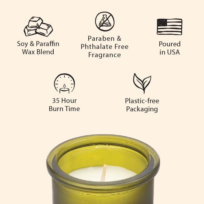 Northern Lights Candles - Spirit Jar Candles - Bourbon & Spice Scented Soy Wax Candle - 52613 - Perfect for Home Decor, Relaxation & Aromatherapy