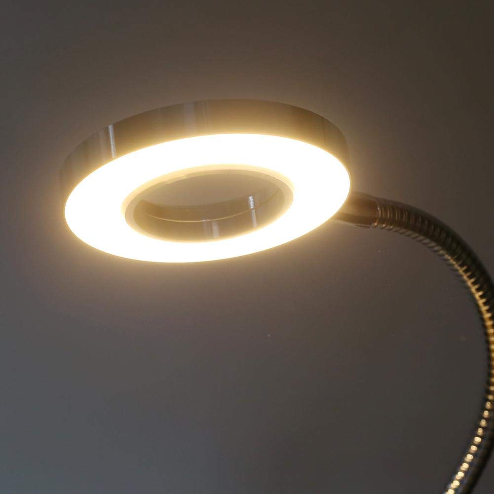 USB LED Desk Lamp with Dimmer - Flexible Neck for Reading, Makeup & Work