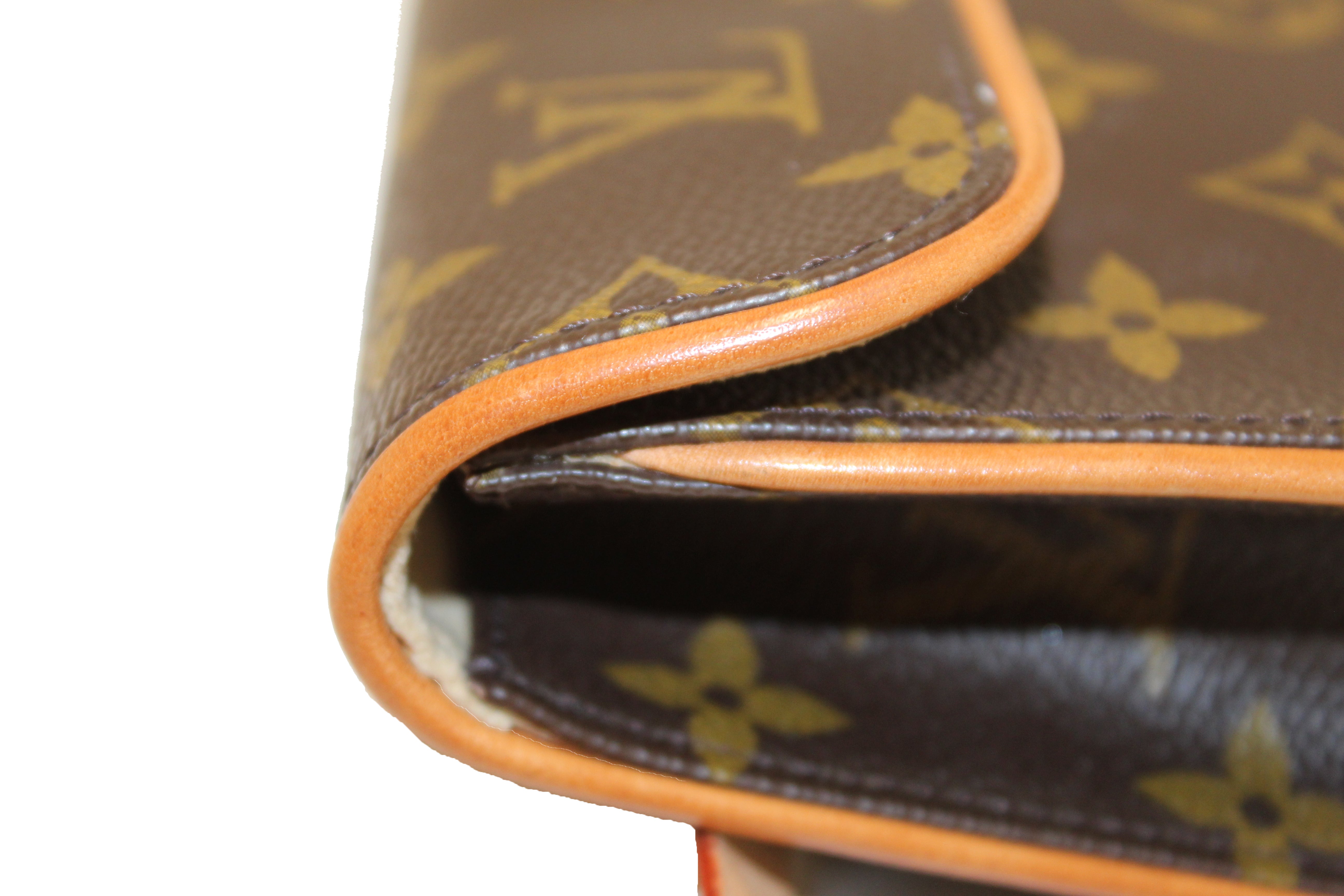 Authentic Louis Vuitton Monogram Canvas Pochette Florentine Handbag - Small Size Crossbody Bag for Women | Perfect for Date Night, Travel & Everyday Use