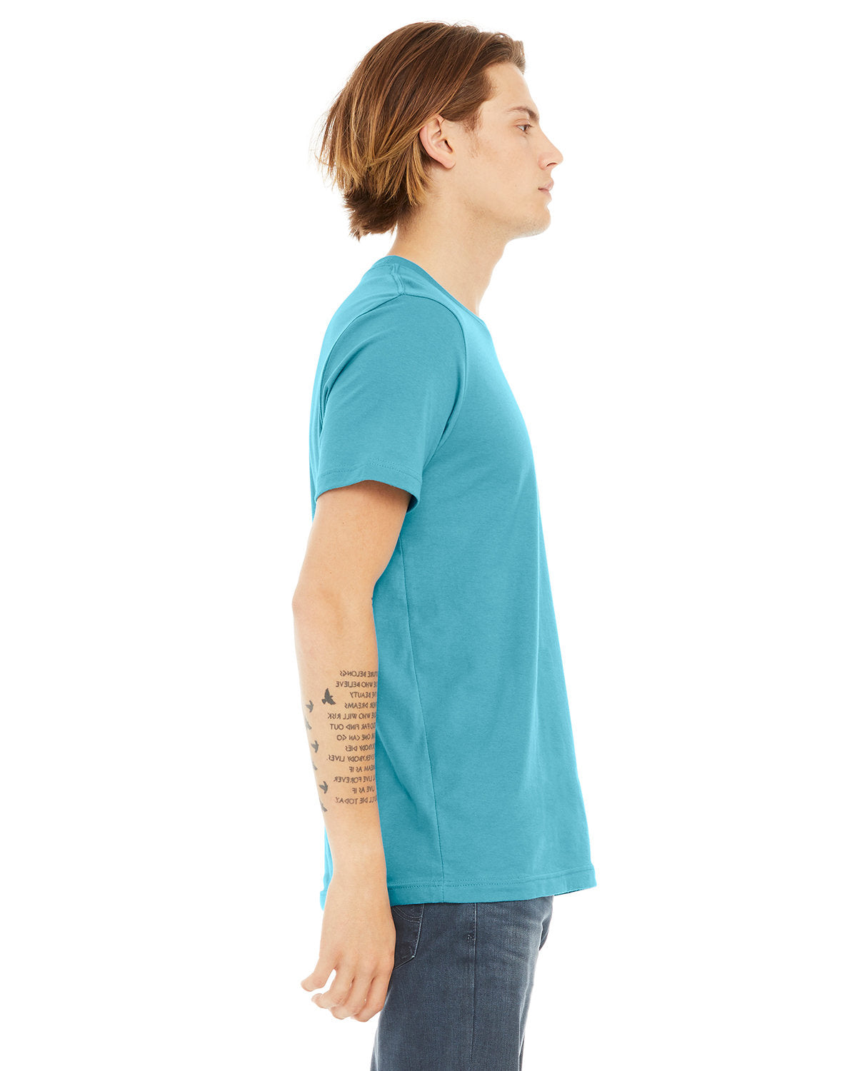 Bella + Canvas 3001CVC Unisex Heather CVC Crew Neck T-Shirt - Soft Cotton Blend Tee for Men & Women | Perfect for Casual Wear, Screen Printing & Everyday Comfort