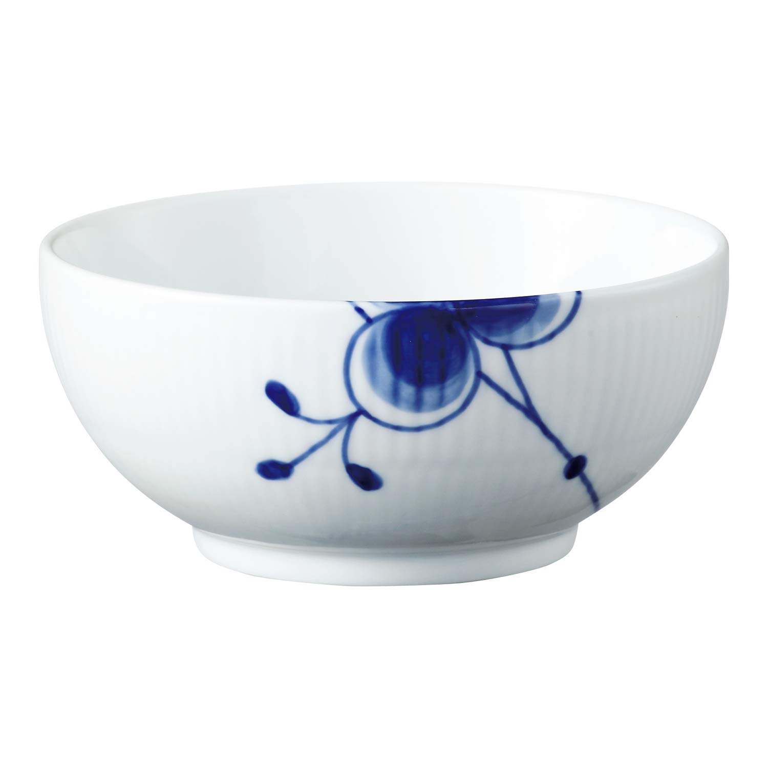 Royal Copenhagen Blue Fluted Mega Bowl - 5.1 Inch (13 cm) Porcelain Serving Bowl, Handcrafted Danish Dinnerware - Perfect Wedding Gift, Anniversary Present & Elegant Table Setting for Special Occasions