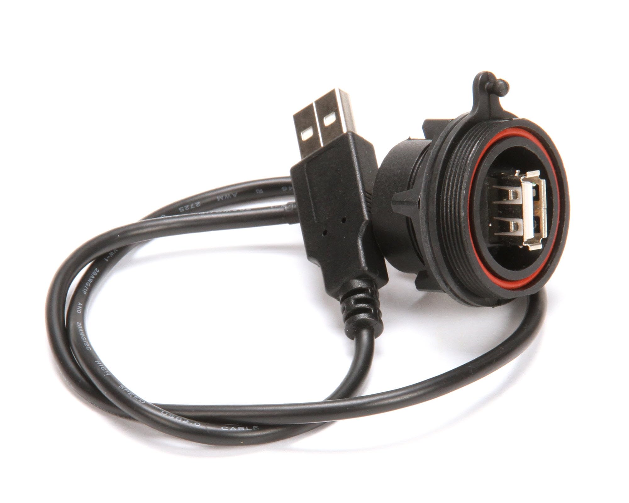 Garland 4532040 USB Cable Assembly with Lock Nut - Durable USB Cord for Computers, Printers & Office Equipment - Perfect for Secure Data Transfer & Device Charging