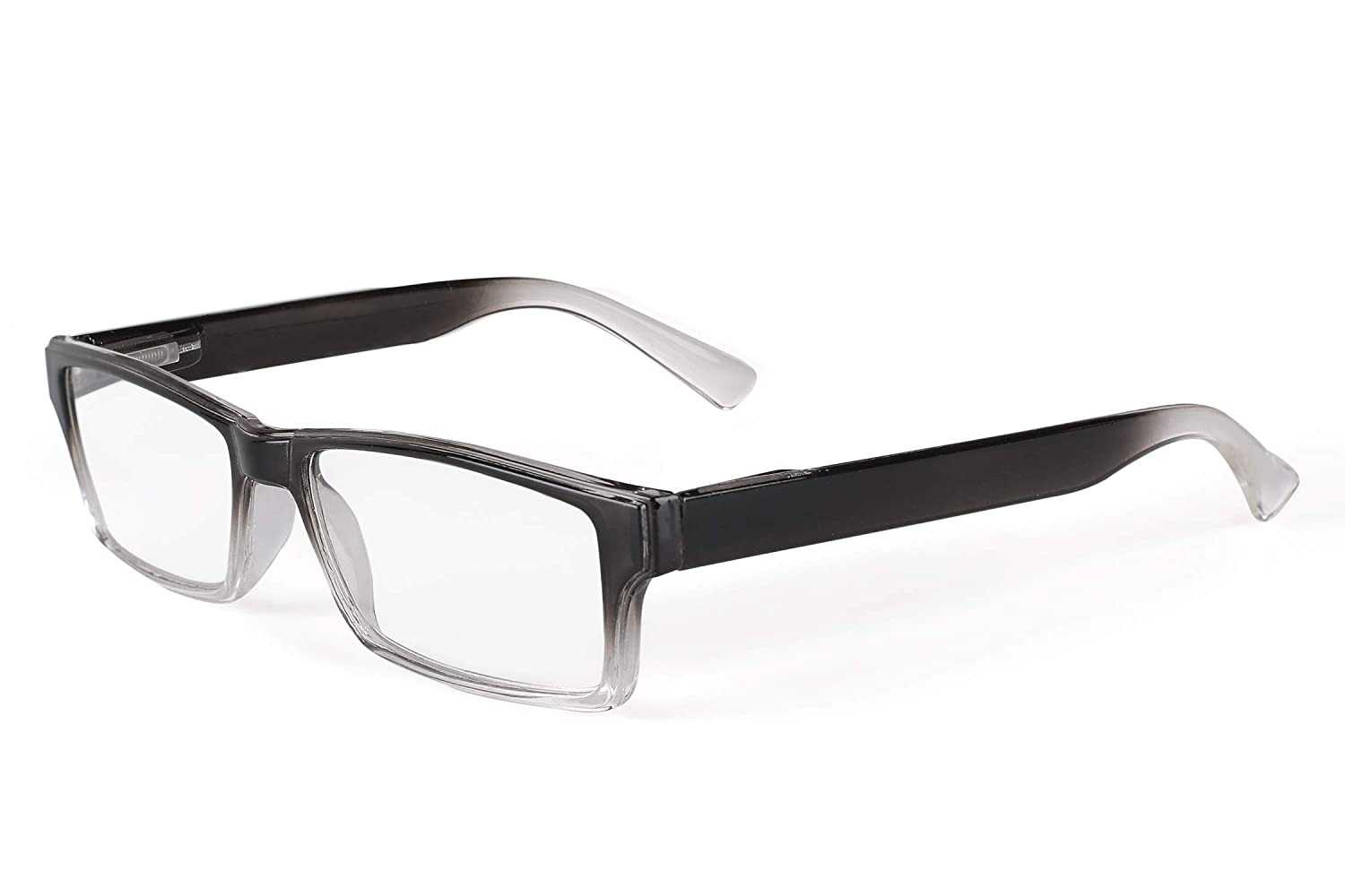 Blue Light Blocking Rectangle Computer Glasses for Men - Anti Eye Strain, UV Protection - Perfect for Gaming, Office Work & Screen Time
