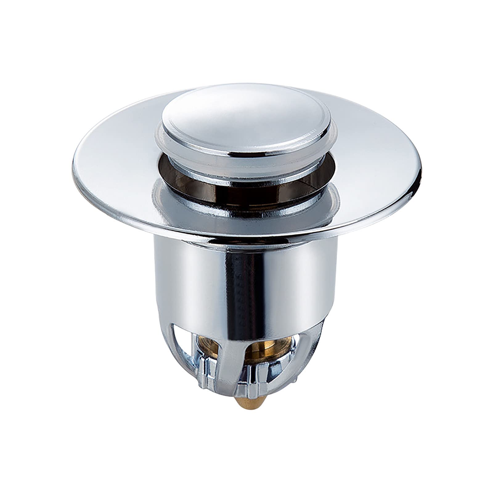 Premium Brass Sink Stopper - Anti-Oxidation Kitchen & Laundry Tub Drain Plug - Bullet Type Faucet Outlet (Universal Size) - Perfect for Bathroom, Kitchen Sink, and Utility Room Drainage
