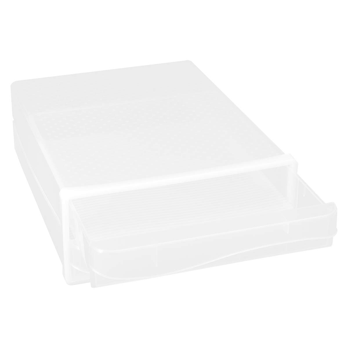 DOITOOL Transparent Plastic Egg Holder - 12-Capacity Refrigerator Organizer for Eggs, Dumplings & Small Foods | Space-Saving Kitchen Storage Container for Home & Restaurant Use