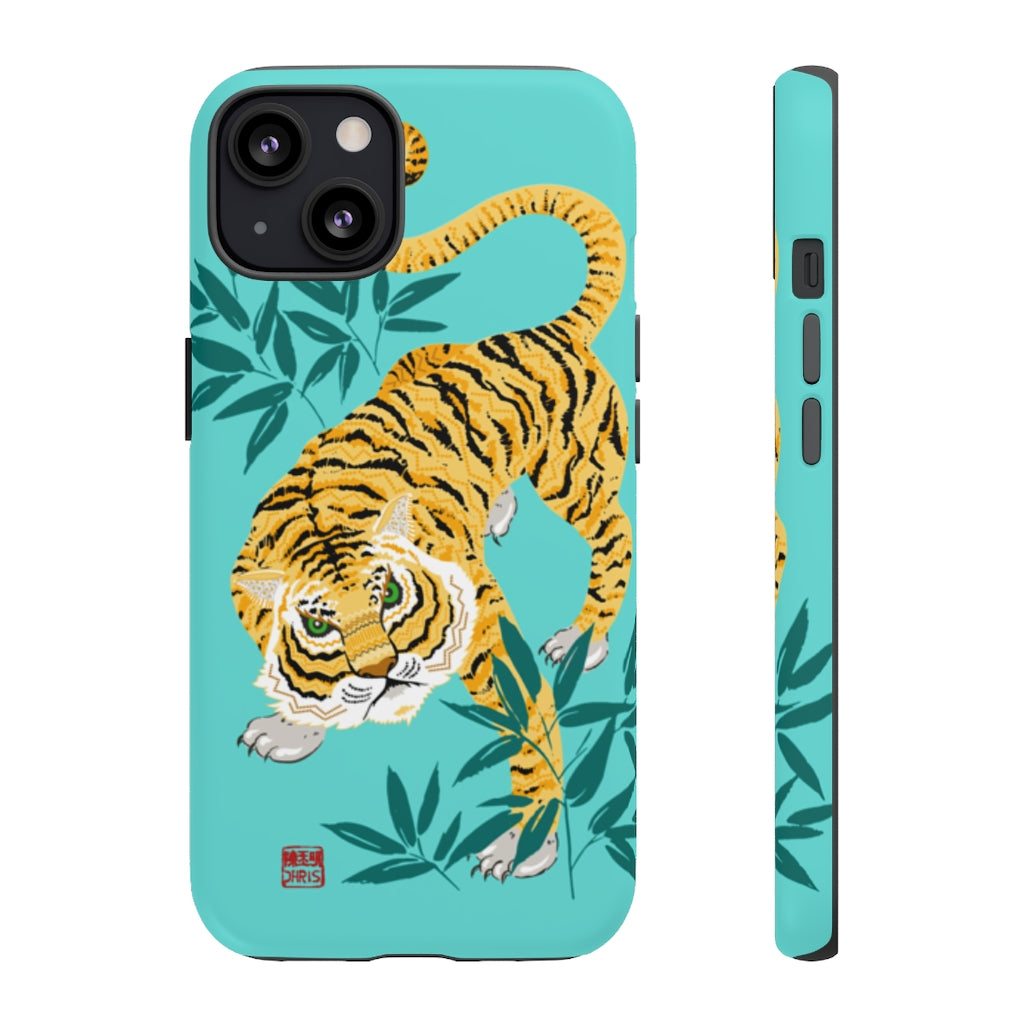 Lucky Tiger Chinese Zodiac Phone Case - Durable & Stylish Cover for iPhone & Samsung - Perfect for New Year Gifts & Daily Protection