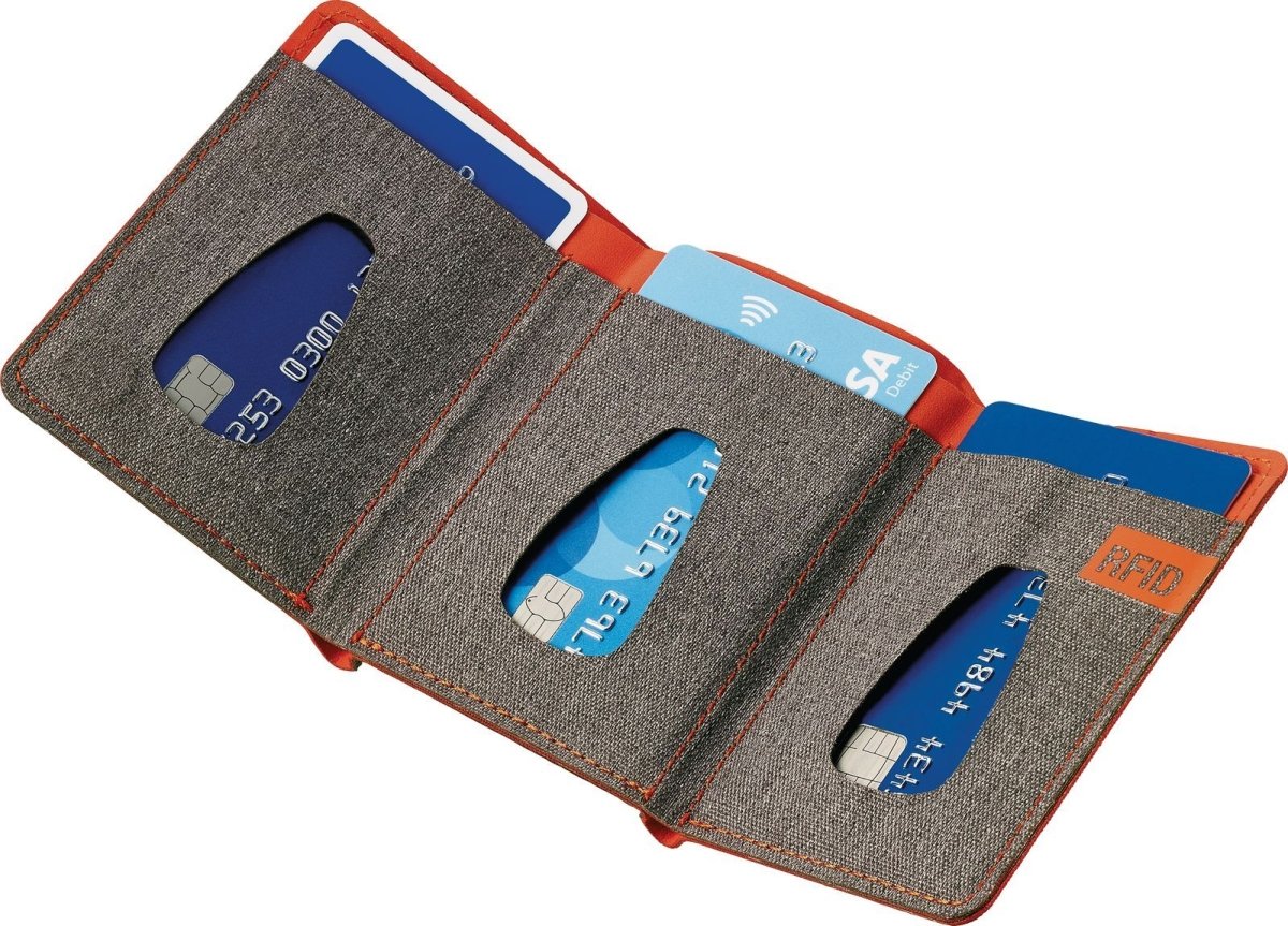 Go Travel The Micro Wallet RFID - Slim & Secure Travel Wallet for Credit Cards, Passport & Cash | Perfect for Airports, Business Trips & Daily Use
