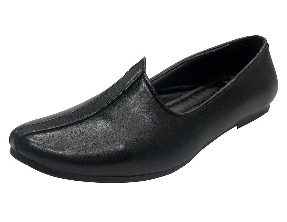 Authentic Jalsa Shoes for Men | Traditional Punjabi Mojaris, Peshawari Khussa | Indian Ethnic Footwear for Weddings & Special Occasions | Comfortable Slip-On Loafers & Slippers for Daily Wear